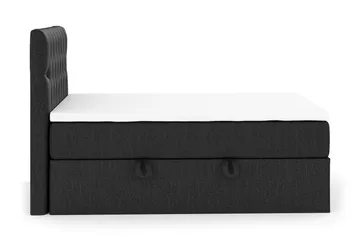 Boxy Box Bed 140x200 cm - Svart/Grå - Møbler - Senger - Rammeseng