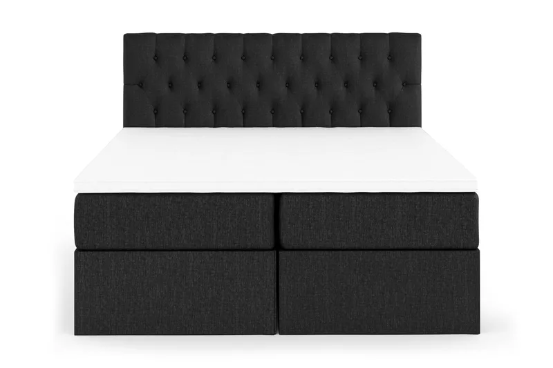 Boxy Komplett Sengepakke Box Bed 180x200 cm, Sort