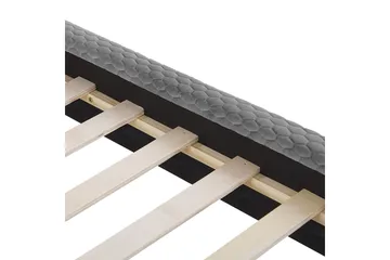 Braydon Sengramme 140x200 cm - Lys grå/Mørkt tre - Møbler - Senger - Sengeramme & sengestamme