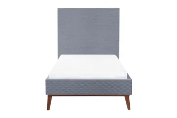 Braydon Sengramme 90x200 cm - Grå/Mørkt tre - Møbler - Senger - Sengeramme & sengestamme