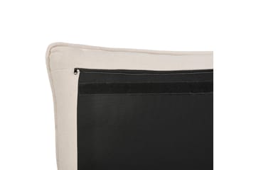 Braylon Sengeramme 160x200 cm i Stoff med Oppbevaring og Sengegavl - Beige - Møbler - Senger - Senger med oppbevaring