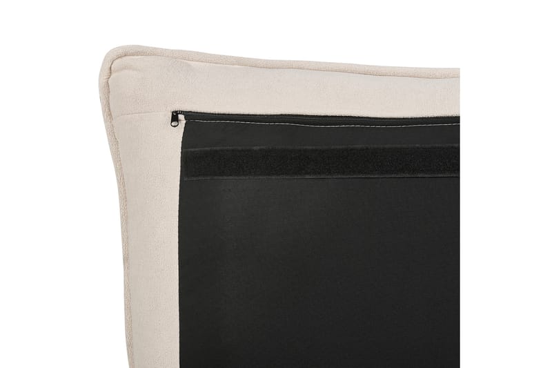 Braylon Sengeramme 180x200 cm i Stoff med Oppbevaring og Sengegavl - Beige - Møbler - Senger - Senger med oppbevaring