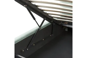 Braylon Sengeramme med Oppbevaring 180x200 cm i Fløyel med Sengegavl - Grønn - Møbler - Senger - Senger med oppbevaring