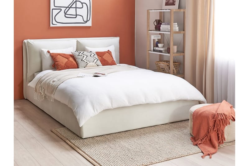 Braylon Sengramme 160x200 cm - Hvit - Møbler - Senger - Senger med oppbevaring