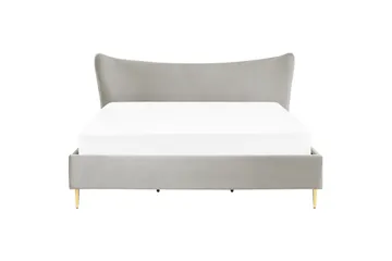 Briley Sengramme 180x200 cm - Lys grå/Gull - Møbler - Senger - Sengeramme & sengestamme