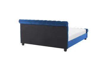 Bronson Sengramme 180x200 cm - Blå/Mørkt tre - Møbler - Senger - Vannsenger