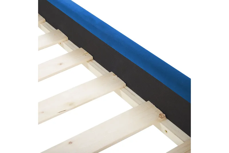 Bronson Sengramme 180x200 cm - Blå/Mørkt tre - Møbler - Senger - Vannsenger