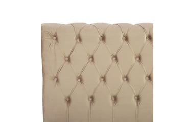 Bronson Vannseng 160x200 cm - Beige/Mørkt tre - Møbler - Senger - Vannsenger