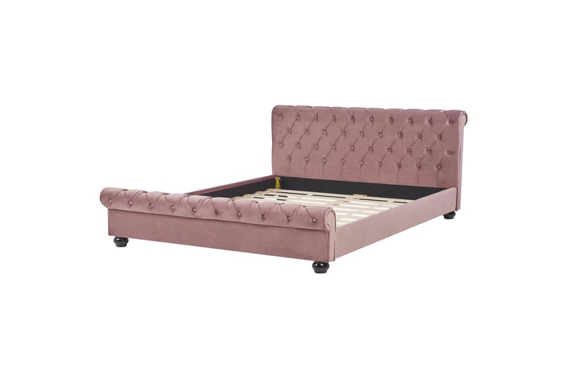 Bronson Vannseng 180x200 cm, Rosa/Svart