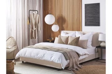 Brook Vannseng 160x200 cm - Beige/Svart - Møbler - Senger - Vannsenger