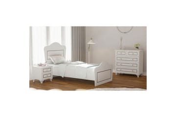 Brynor Sengeramme 90x190 cm - Matt Hvit - Møbler - Senger - Sengeramme & sengestamme