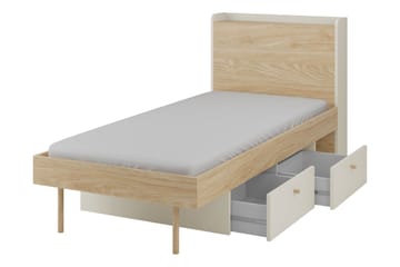 Buhan Sengeramme 90x200 cm - Beige / Brun - Møbler - Senger - Sengeramme & sengestamme