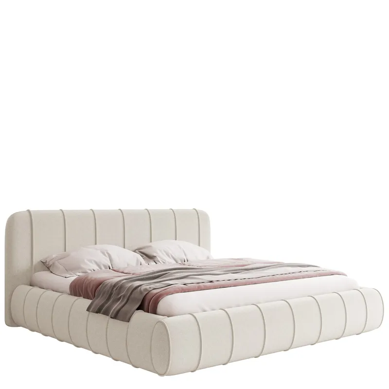 Calrosin Sengeramme 120x200 cm med Oppbevaring, Hvit