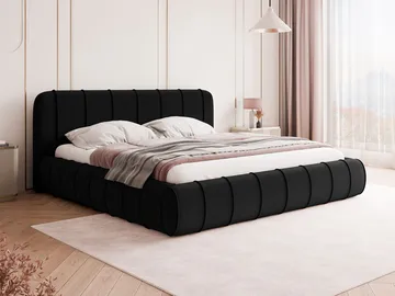 Calrosin Sengeramme 140x200 cm med Oppbevaring - Svart - Møbler - Senger - Senger med oppbevaring