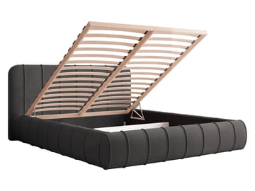 Calrosin Sengeramme 200x200 cm med Oppbevaring - Hvit - Møbler - Senger - Senger med oppbevaring