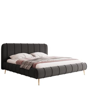 Calrosin Sengeramme med Ben 200x200 cm med Oppbevaring - Grå - Møbler - Senger - Senger med oppbevaring