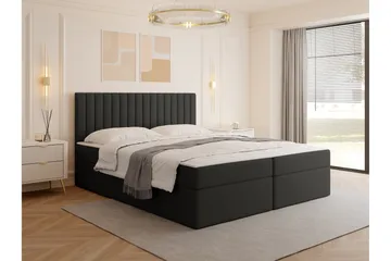 Calrosor Sengepakke Kontinentalseng med Oppbevaring 160x200 cm - Svart - Møbler - Senger - Kontinentalsenger