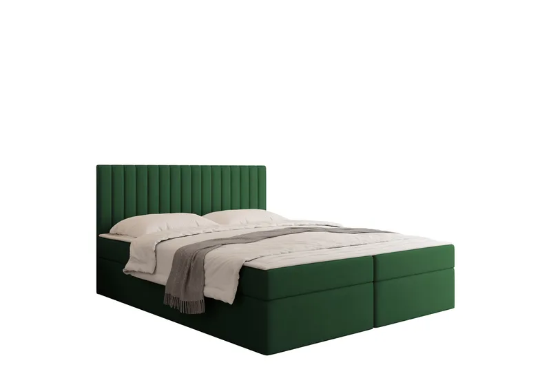 Calrosor Sengepakke Kontinentalseng med Oppbevaring 180x200 cm, Grønn