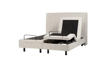 Carleigh Sengramme 160x200 cm - Beige - Møbler - Senger - Regulerbare senger