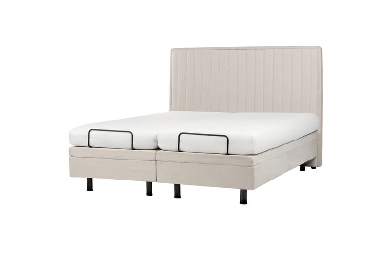 Carleigh Sengramme 160x200 cm - Beige - Møbler - Senger - Regulerbare senger