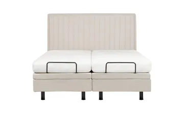 Carleigh Sengramme 160x200 cm - Beige - Møbler - Senger - Regulerbare senger