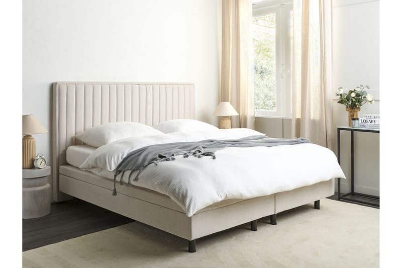 Carleigh Sengramme 180x200 cm - Beige - Møbler - Senger - Regulerbare senger