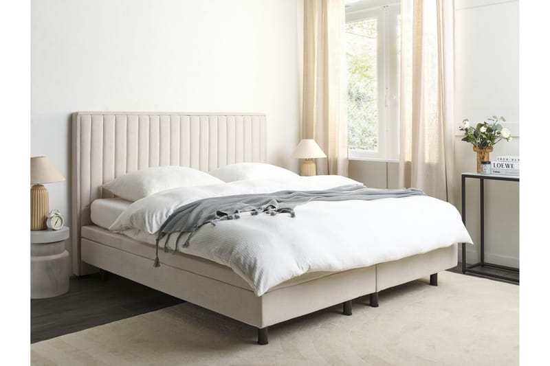 Carleigh Sengramme 180x200 cm - Beige - Møbler - Senger - Sengeramme & sengestamme