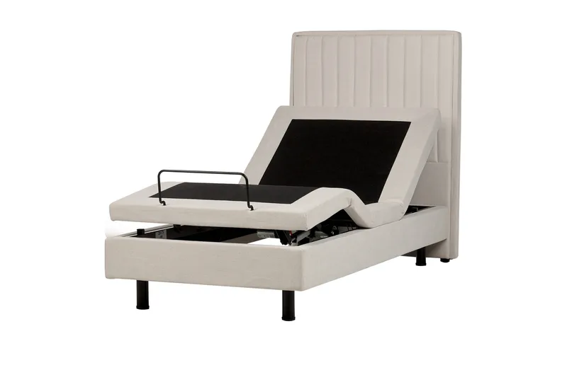 Carleigh Sengramme 90x200 cm - Beige - Møbler - Senger - Regulerbare senger