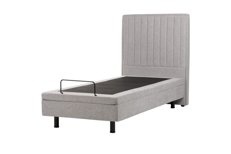 Carleigh Sengramme 90x200 cm - Grå - Møbler - Senger - Regulerbare senger
