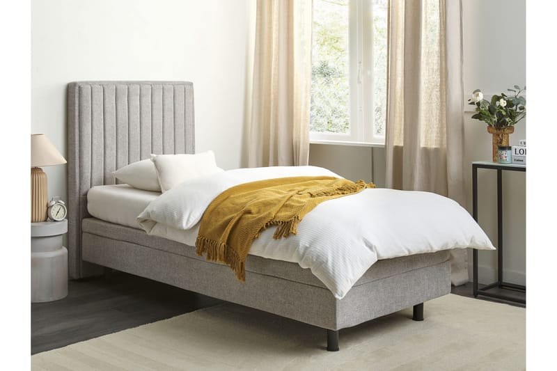 Carleigh Sengramme 90x200 cm - Grå - Møbler - Senger - Regulerbare senger