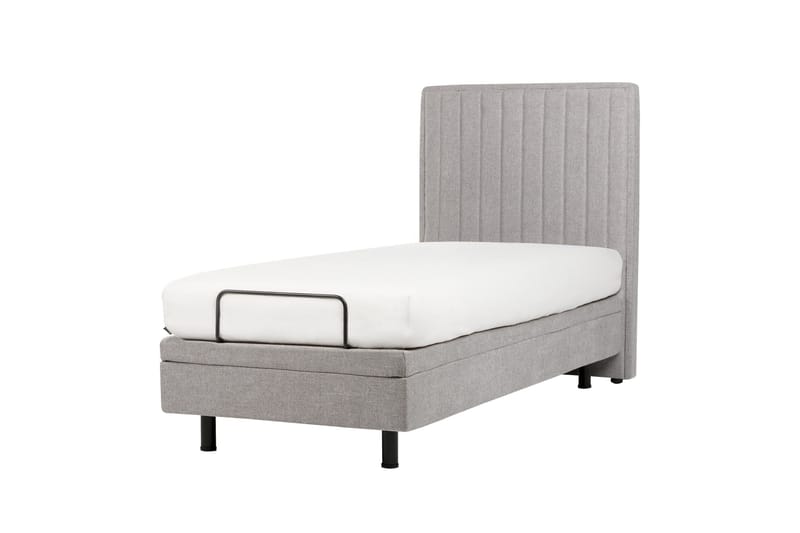 Carleigh Sengramme 90x200 cm - Grå - Møbler - Senger - Regulerbare senger