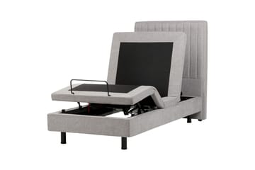 Carleigh Sengramme 90x200 cm - Grå - Møbler - Senger - Regulerbare senger