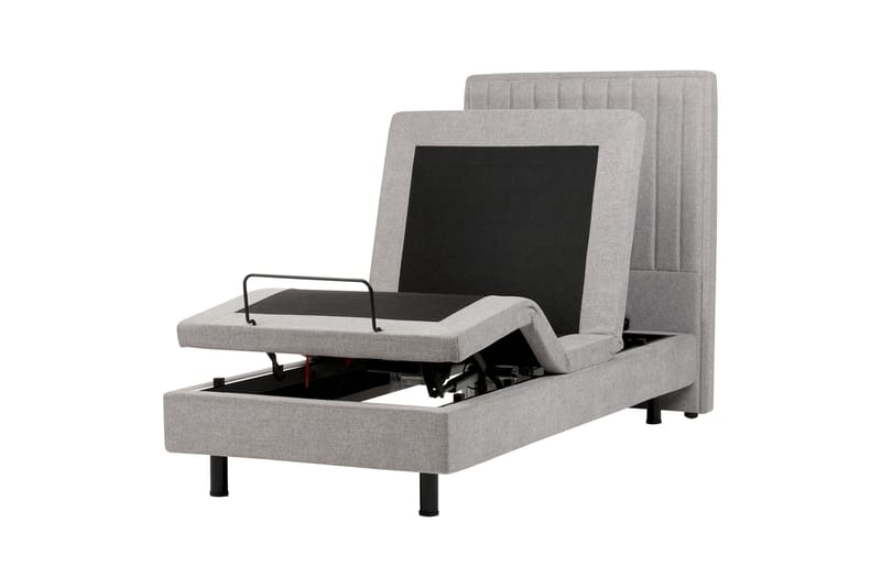 Carleigh Sengramme 90x200 cm - Grå - Møbler - Senger - Regulerbare senger