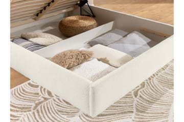 Carve Oppbevaringsseng - Beige - Møbler - Senger - Senger med oppbevaring