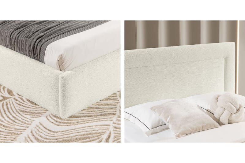 Carve Oppbevaringsseng - Beige - Møbler - Senger - Senger med oppbevaring