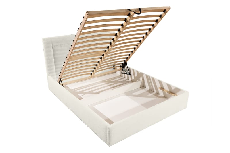 Carve Oppbevaringsseng - Beige - Møbler - Senger - Senger med oppbevaring