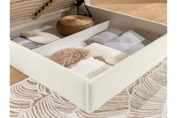 Carve Oppbevaringsseng - Beige - Møbler - Senger - Senger med oppbevaring