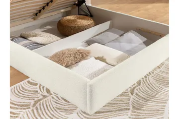 Carve Oppbevaringsseng - Beige - Møbler - Senger - Senger med oppbevaring