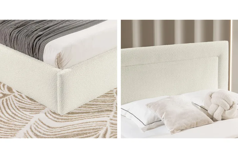 Carve Oppbevaringsseng - Beige - Møbler - Senger - Senger med oppbevaring