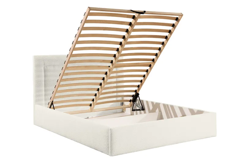 Carve Oppbevaringsseng - Beige - Møbler - Senger - Senger med oppbevaring