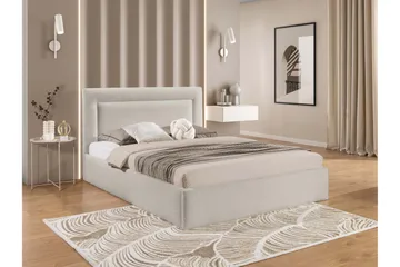 Carve Oppbevaringsseng - Beige - Møbler - Senger - Senger med oppbevaring