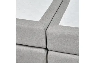 Cecil Kontinentalseng 160x200 cm - Grå/Sølv - Møbler - Senger - Kontinentalsenger