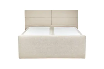 Cecil Kontinentalseng 180x200 cm - Beige/Sølv - Møbler - Senger - Kontinentalsenger