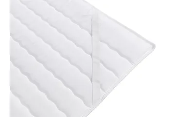 Celestine Oppbevaringsseng 200x200 cm - Hvit - Møbler - Senger - Kontinentalsenger