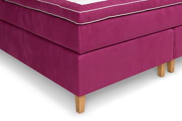 Celine Kontinentalseng 210x210 cm - Rosa/Fløyel - Møbler - Senger - Kontinentalsenger