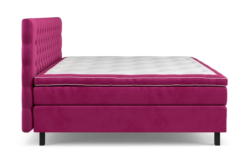 Celine Kontinentalseng 210x210 cm - Rosa/Fløyel - Møbler - Senger - Kontinentalsenger