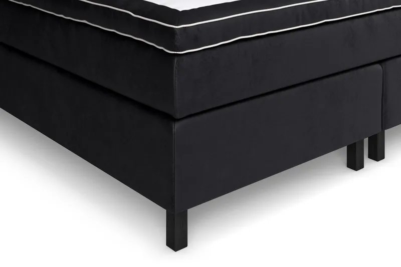 Celine Kontinentalseng 210x210 cm - Svart/Fløyel - Møbler - Senger - Kontinentalsenger