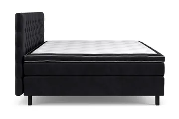 Celine Kontinentalseng 210x210 cm - Svart/Fløyel - Møbler - Senger - Kontinentalsenger