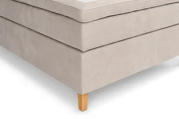 Celine Sengepakke 120x200 cm - Beige/Fløyel - Møbler - Senger - Kontinentalsenger