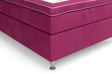 Celine Sengepakke 120x200 cm - Rosa/Fløyel - Møbler - Senger - Kontinentalsenger